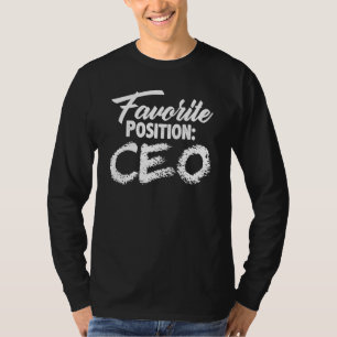 Favoritenposition Ceo Feminist Empowered Boss Flir T-Shirt