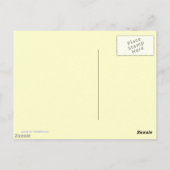 Favoritenprodukte Retro-Leere Postkarte (Rückseite)