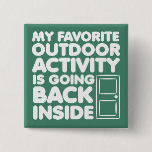 Favoritentätigkeit im Freien ist innerhalb der Fun Button