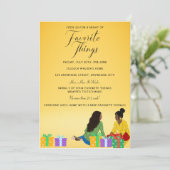 Favoritenthemen geben Exchange-Party Einladung (Stehend Vorderseite)