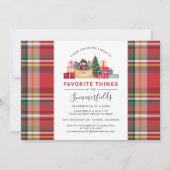 Favoritentreffen Weihnachtsfeiertag Team Geschenks Einladung (Vorderseite)