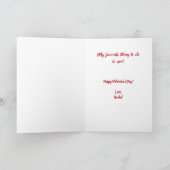 Favoritenvorgabe für die Liebe Karte (Innenseite)