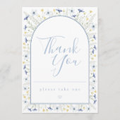 Favors Table Card Einladung (Vorderseite)