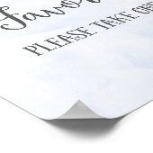 Favors Wedding Poster Print (Ecke)