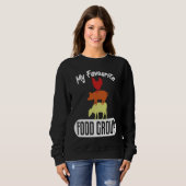 Favourite Food Group Meat Beef Butchers Sweatshirt (Vorne ganz)