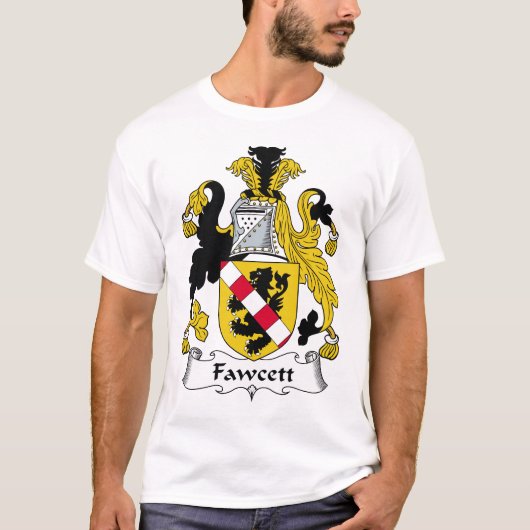 Fawcett Familienwappen T-Shirt (Vorderseite)