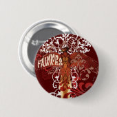 Fawkes breitet seine Flügel aus Button (Vorne & Hinten)