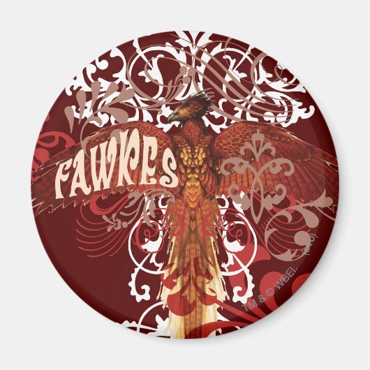 Fawkes Spread Wings Magnet (Vorne)