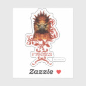 Fawkes Staring Aufkleber (Blatt)