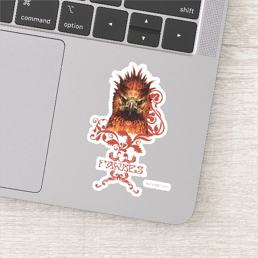 Fawkes Staring Aufkleber (Detail)