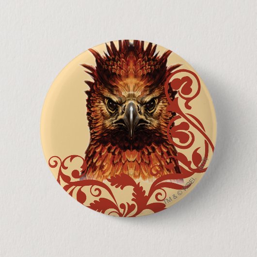Fawkes Staring Button (Vorderseite)