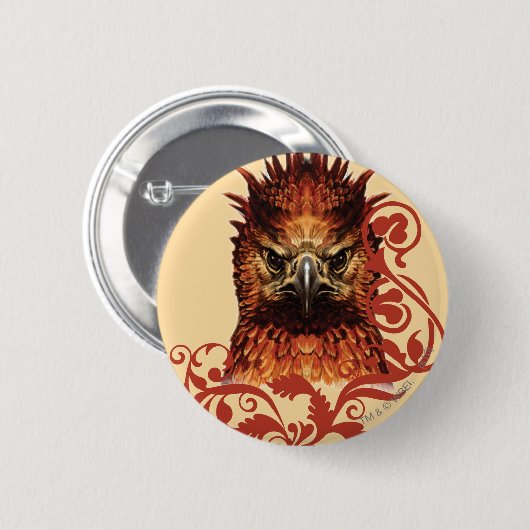 Fawkes Staring Button (Vorne & Hinten)