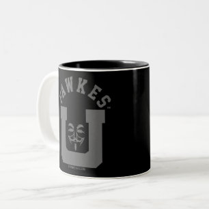 FawkesU Gray Face Zwei-Tone-Tasse Zweifarbige Tasse