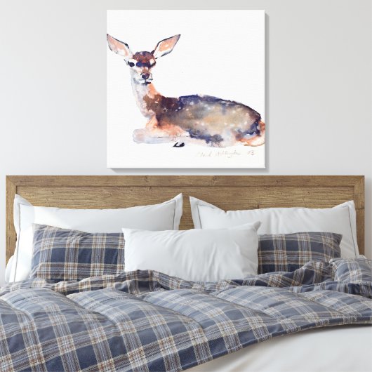 Fawn 2003 leinwanddruck (Insitu (Schlafzimmer))