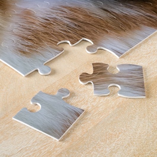 Fawn and White Holland Lop Bunny Rabbit Puzzle (Seite)