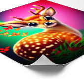 Fawn Art Poster (Ecke)