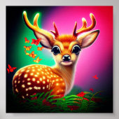 Fawn Art Poster (Vorne)