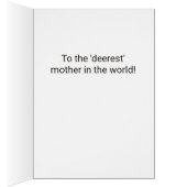 Fawn Baby Deer Happy Mother Day (Innen (Rechts))