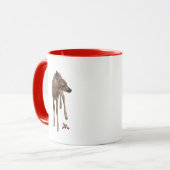 Fawn Baby Deer und Wintergreen Tasse (Vorderseite Links)