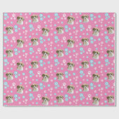 Fawn Boxer Hund Geschenkpapier (Flach)