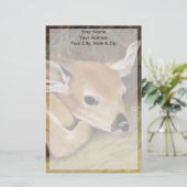 Fawn Briefpapier (Stehend Vorderseite)