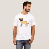 Fawn Bullmastiff Dog Design T-Shirt (Vorne ganz)