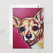 Fawn Chihuahua 2 Postkarte (Vorne/Hinten)