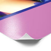 Fawn Chihuahua Welpe in Blume Meadow Personalisier Fotodruck (Ecke)