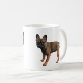 Fawn Colored French Bulldog Puppy Kaffeetasse (VorderseiteRechts)
