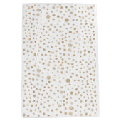 Fawn Confetti Wasserfarbe Dots Geschenktasche Mittlere Geschenktüte (Vorderseite)