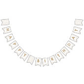 Fawn Confetti Wasserfarbe Dots Jagdflagge Wimpelkette (Alle)