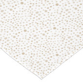 Fawn Confetti Wasserfarben Punkte Tischläufer (Ecke)