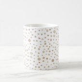 Fawn Confetti Watercolor Dots Classic Tasse (Mittel)