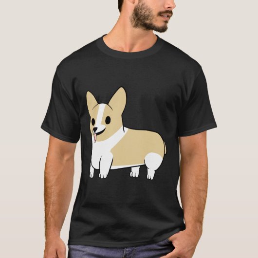 Fawn Corgi T-Shirt (Vorderseite)