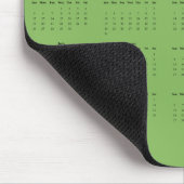 Fawn - Customizable full year 2026 calendar Mousepad (Ecke)