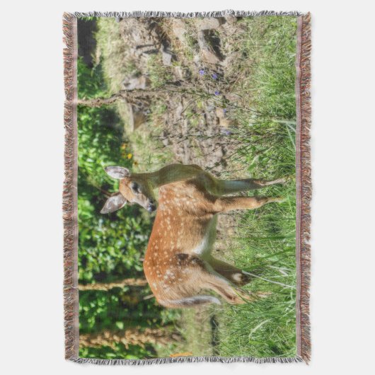 Fawn Decke (Vorderseite Vertikal)