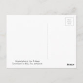 Fawn Deer Nature Wildlife Christlich Creationarts Postkarte (Rückseite)