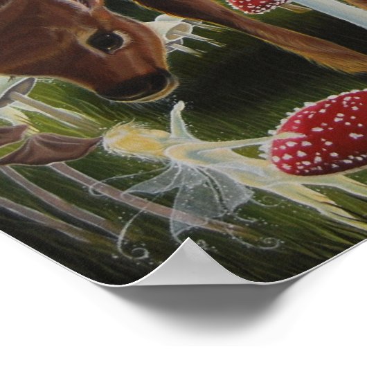 Fawn Fee Ring, 'Fee Portal' Canvas Print Poster (Ecke)