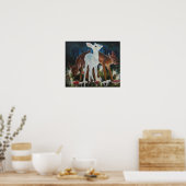 Fawn Fee Ring, 'Fee Portal' Canvas Print Poster (Küche)