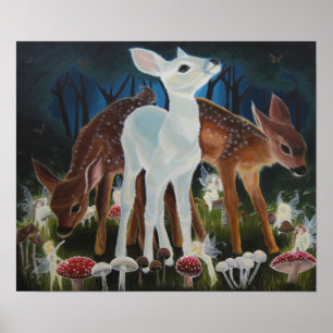 Fawn Fee Ring, 'Fee Portal' Canvas Print Poster