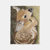 Fawn Fleecedecke (Vorderseite)