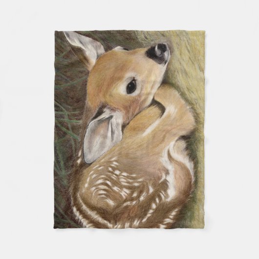 Fawn Fleecedecke (Vorderseite)