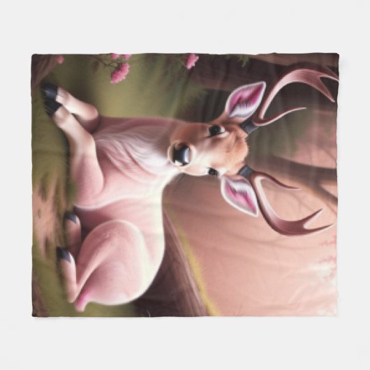 Fawn Fleecedecke (Vorderseite (Horizontal))