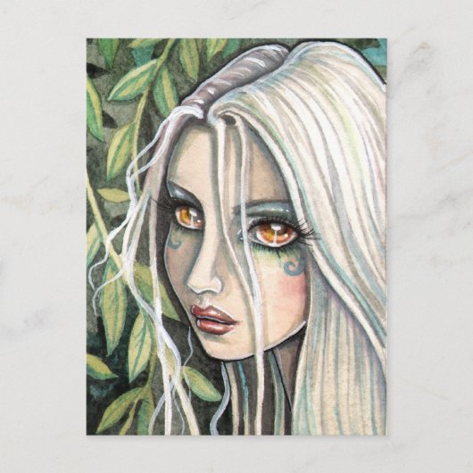 Fawn Forest Imp Fairy von Molly Harrison Postkarte (Vorderseite)