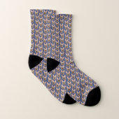 Fawn French Bulldog Blue Socks Socken (Paar)