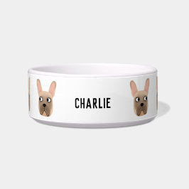Fawn French Bulldog Name Bowl Napf