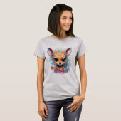 Fawn frolcking niedlich Faachtstidee T-Shirt (Vorne ganz)