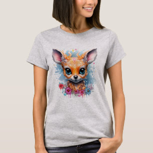 Fawn frolcking niedlich Faachtstidee T-Shirt
