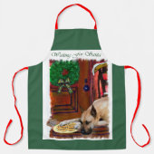 Fawn Great Dane Weihnachten Schürze (Vorderseite)