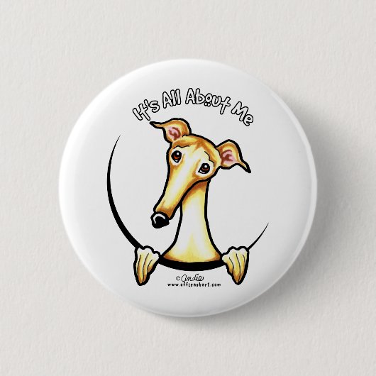 Fawn Greyhound IAAM Button (Vorderseite)